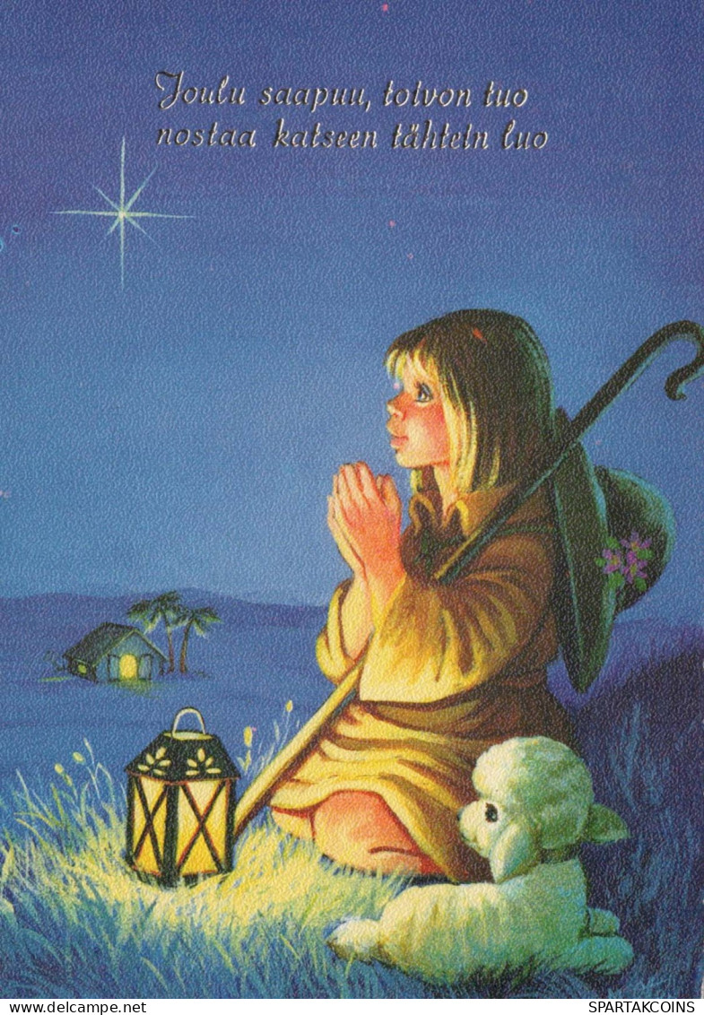 SAINTS Jesuskind Christentum Religion Vintage Ansichtskarte Postkarte CPSM #PBP743.DE - Otros & Sin Clasificación