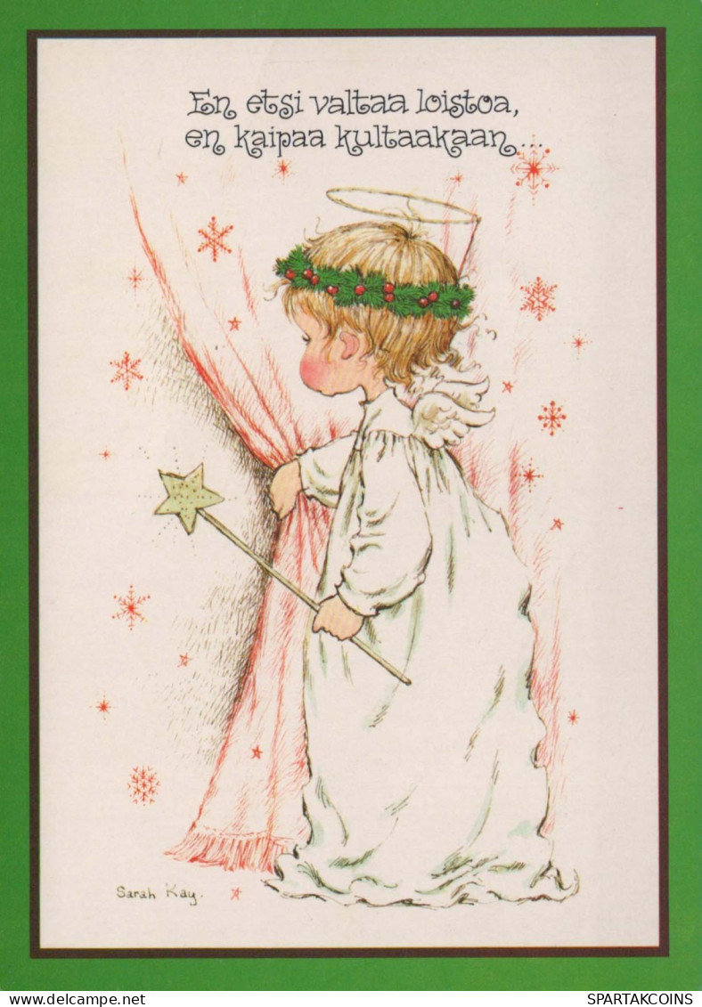 ENGEL Weihnachten Vintage Ansichtskarte Postkarte CPSM #PBP296.DE - Anges