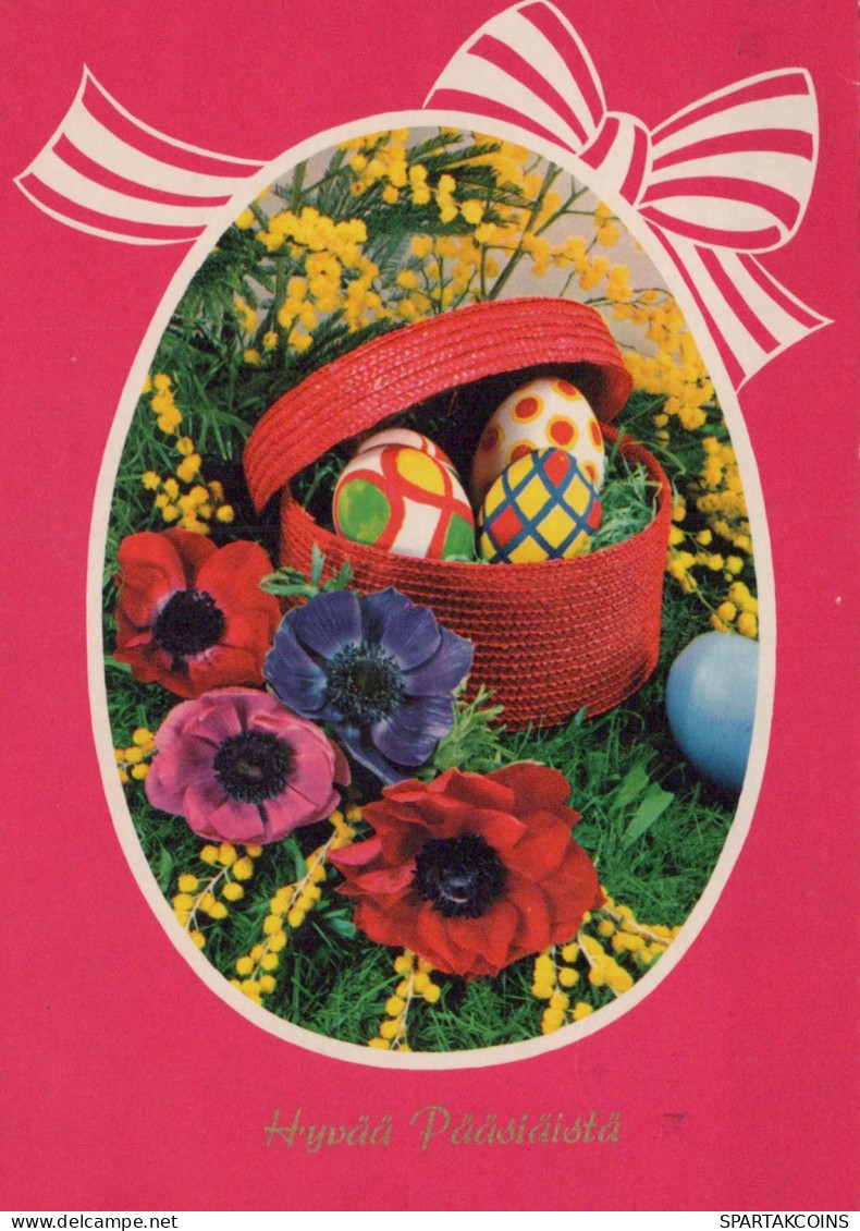 OSTERN EI Vintage Ansichtskarte Postkarte CPSM #PBO169.DE - Pâques