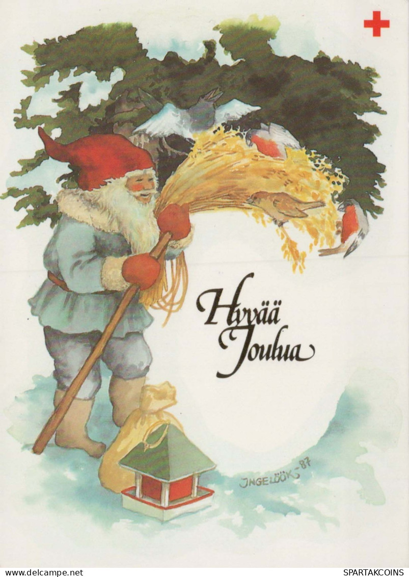 WEIHNACHTSMANN SANTA CLAUS Neujahr Weihnachten Vintage Ansichtskarte Postkarte CPSM #PBL436.DE - Santa Claus