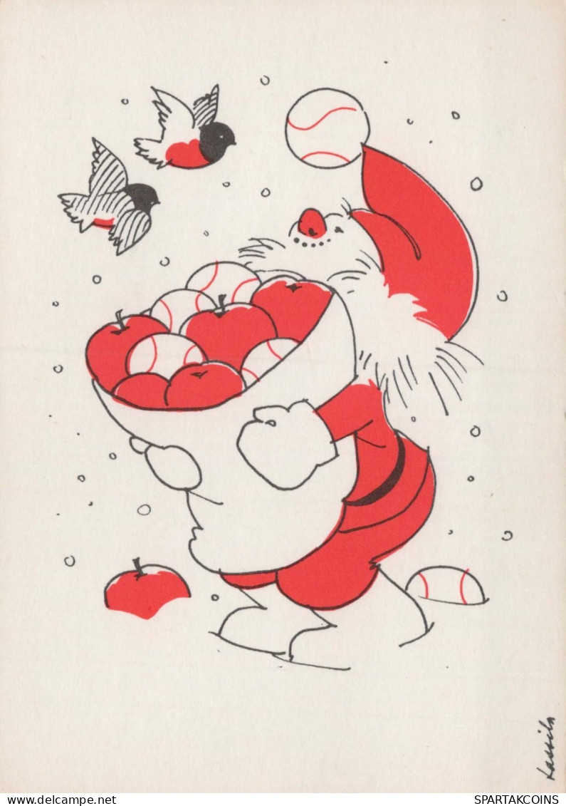 WEIHNACHTSMANN SANTA CLAUS Neujahr Weihnachten Vintage Ansichtskarte Postkarte CPSM #PBL500.DE - Santa Claus