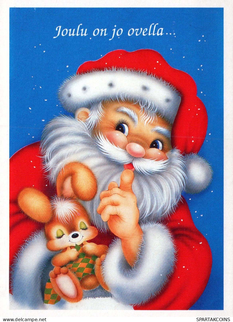WEIHNACHTSMANN SANTA CLAUS Neujahr Weihnachten Vintage Ansichtskarte Postkarte CPSM #PBL370.DE - Santa Claus
