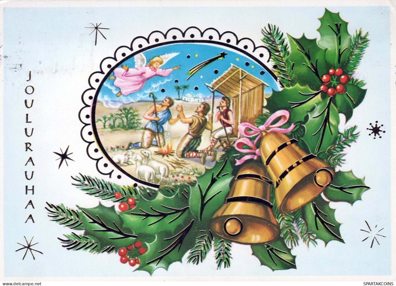 SAINTS Weihnachten Christentum Religion Vintage Ansichtskarte Postkarte CPSM #PBB975.DE - Saints