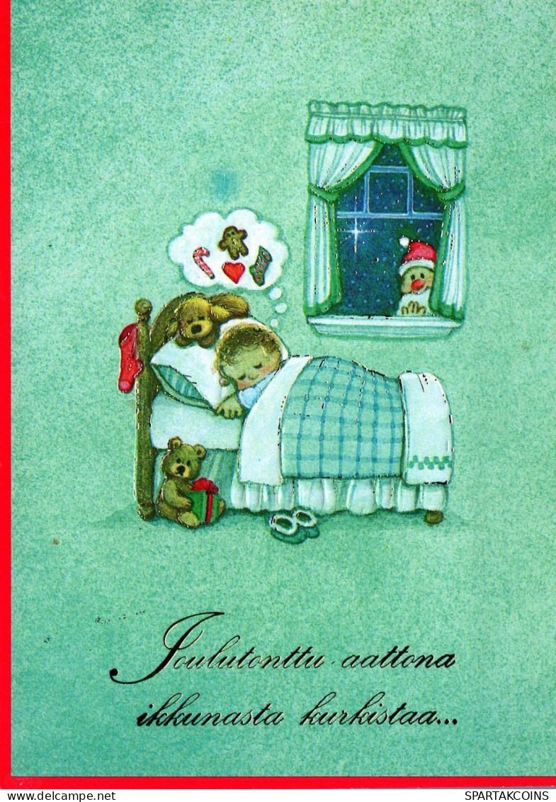 Neujahr Weihnachten KINDER Vintage Ansichtskarte Postkarte CPSM #PAZ929.DE - New Year