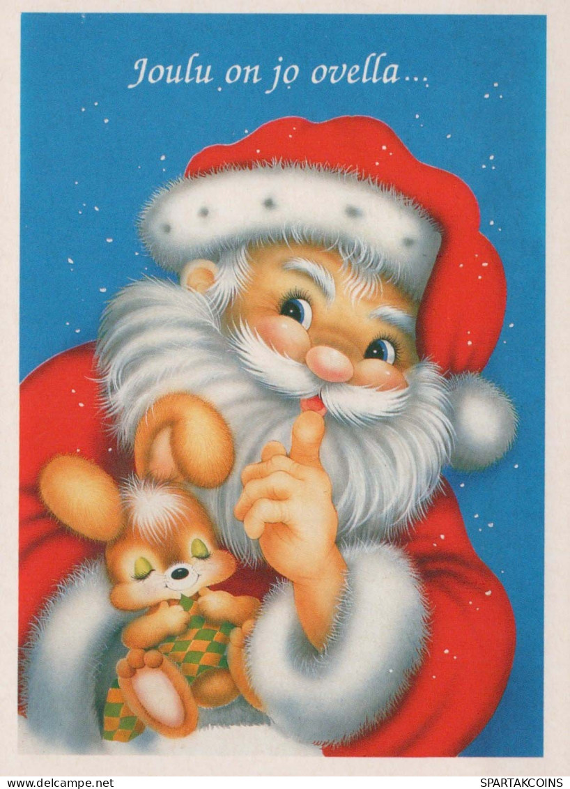 BABBO NATALE Buon Anno Natale Vintage Cartolina CPSMPF #PKG287.IT - Santa Claus