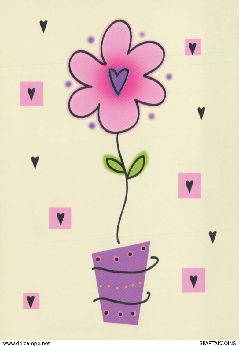 FIORI Vintage Cartolina CPSM #PBZ872.IT - Blumen
