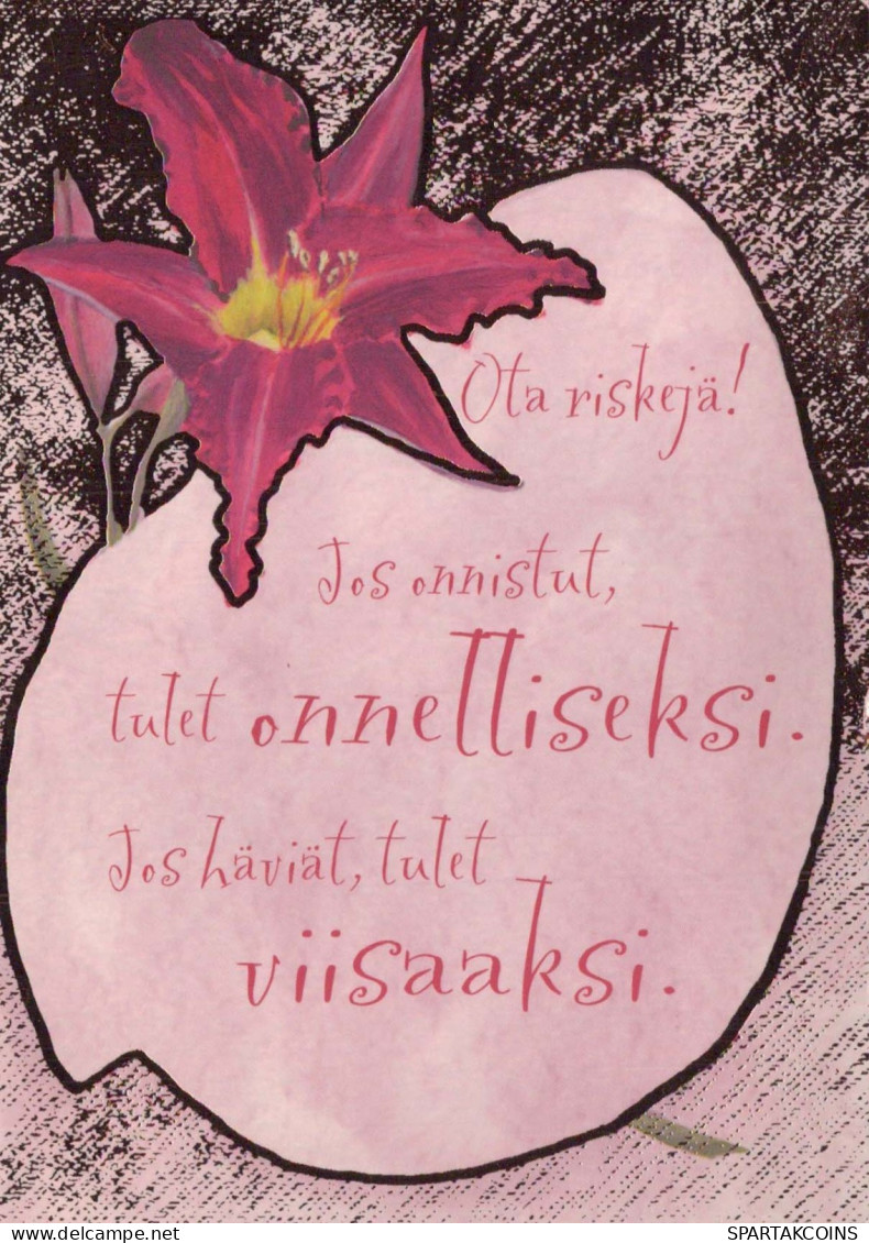FIORI Vintage Cartolina CPSM #PBZ208.IT - Blumen