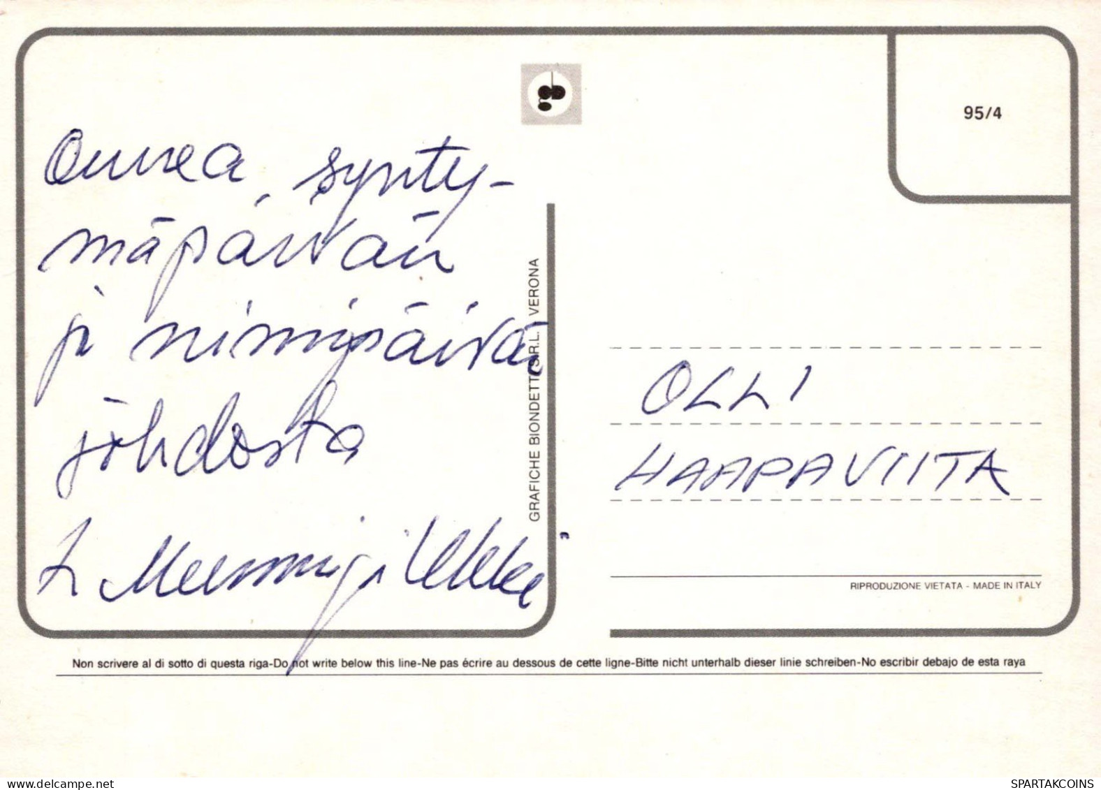BUON COMPLEANNO 6 Años RAGAZZO BAMBINO Vintage Postal CPSM #PBT809.IT - Geburtstag