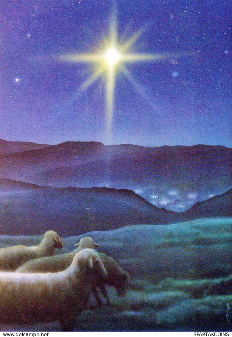 SAINT Gesù Bambino Cristianesimo Religione Vintage Cartolina CPSM #PBP870.IT - Other & Unclassified