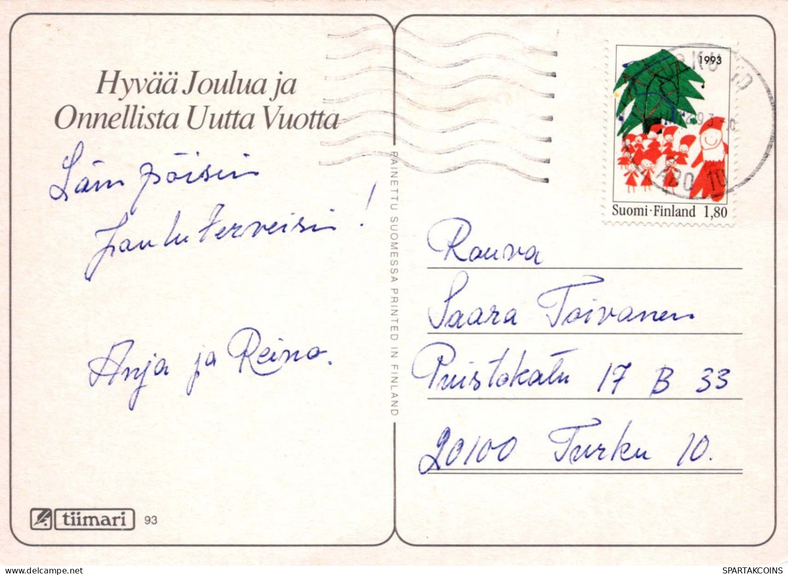 Vergine Maria Madonna Gesù Bambino Natale Religione Vintage Cartolina CPSM #PBP745.IT - Jungfräuliche Marie Und Madona