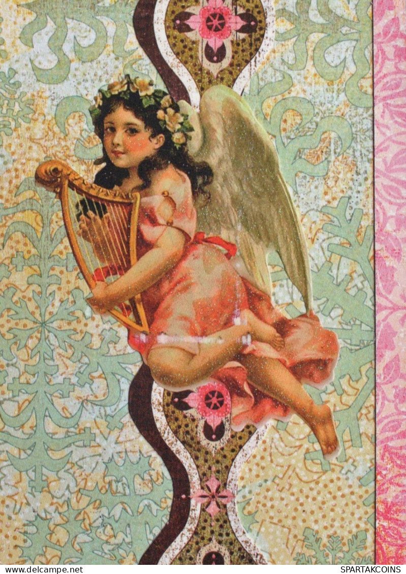 ANGELO Natale Vintage Cartolina CPSM #PBP617.IT - Angels