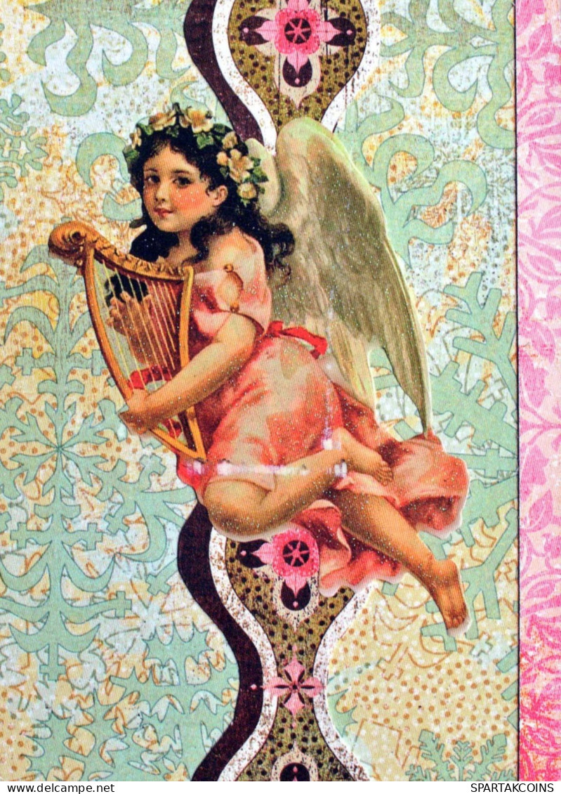 ANGELO Natale Vintage Cartolina CPSM #PBP617.IT - Engel