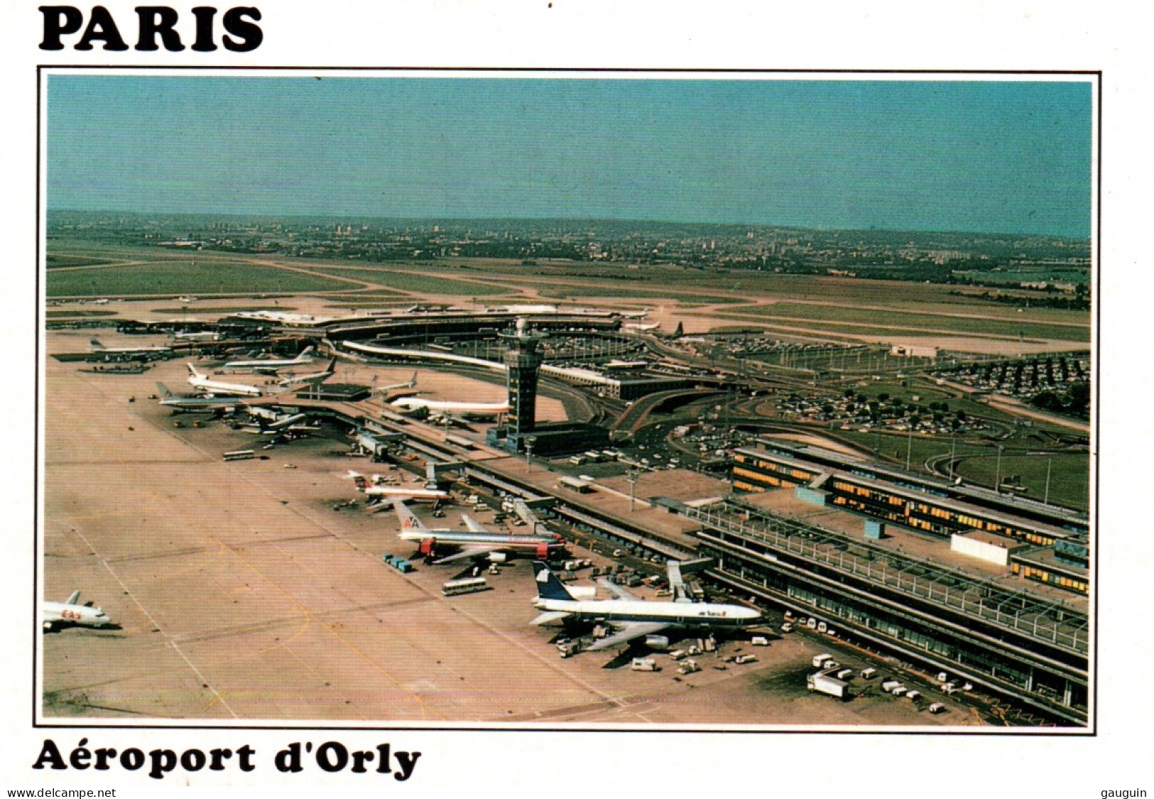 CPM - AÉROPORT PARIS-ORLY - Vue Aérienne  ... Edition Guy - Aeródromos