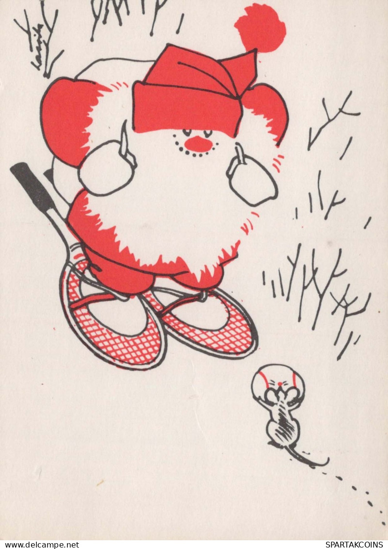 Buon Anno Natale GNOME Vintage Cartolina CPSM #PBL986.IT - New Year