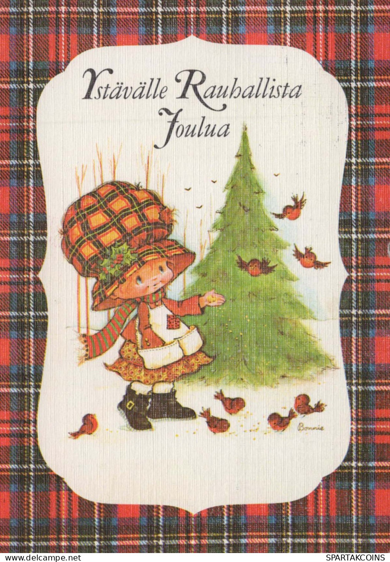 Buon Anno Natale BAMBINO Vintage Cartolina CPSM #PAY254.IT - New Year