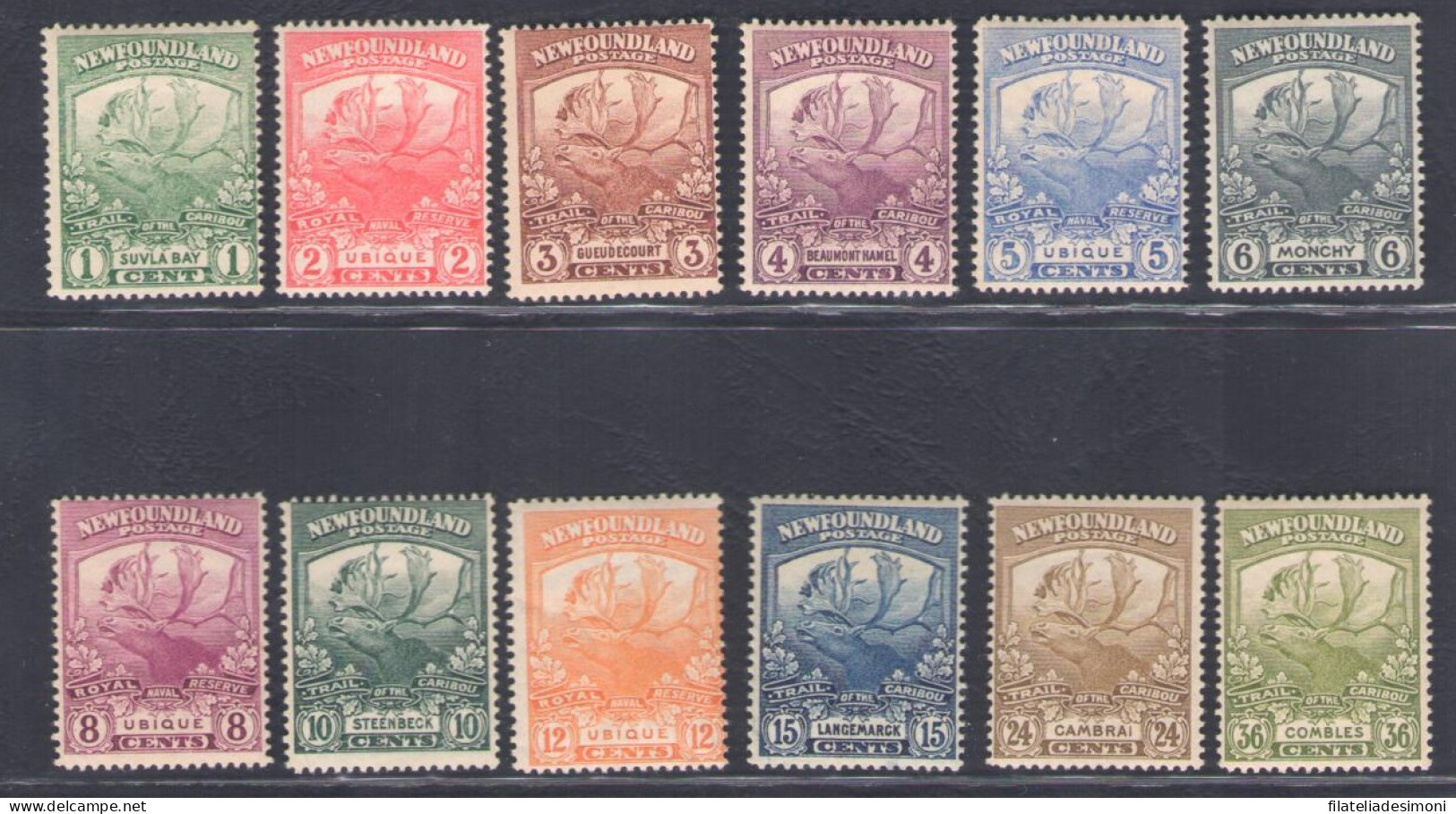 1919 Newfoundland, Stanley Gibbons N. 130/41, MH* - Other & Unclassified