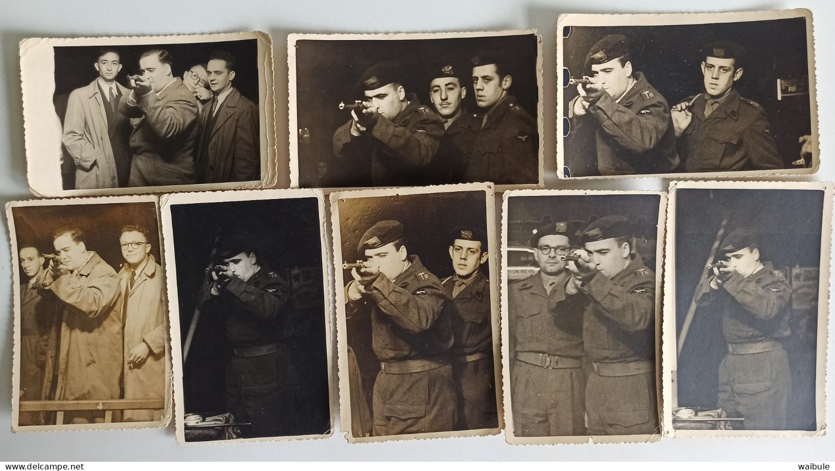 Tir Foire Snapshot Carabine Carabine Lot De 8 Photos Cartes - Altri & Non Classificati