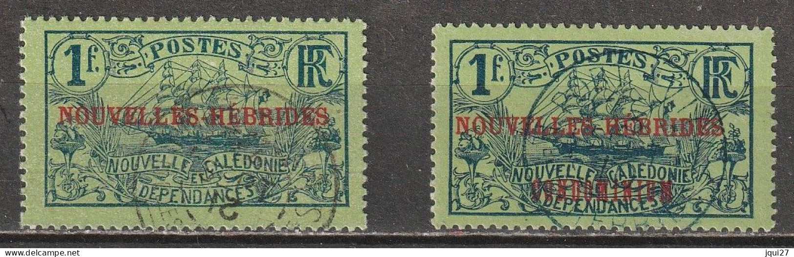 Nouvelles-Hébrides N° 5, 19 - Used Stamps