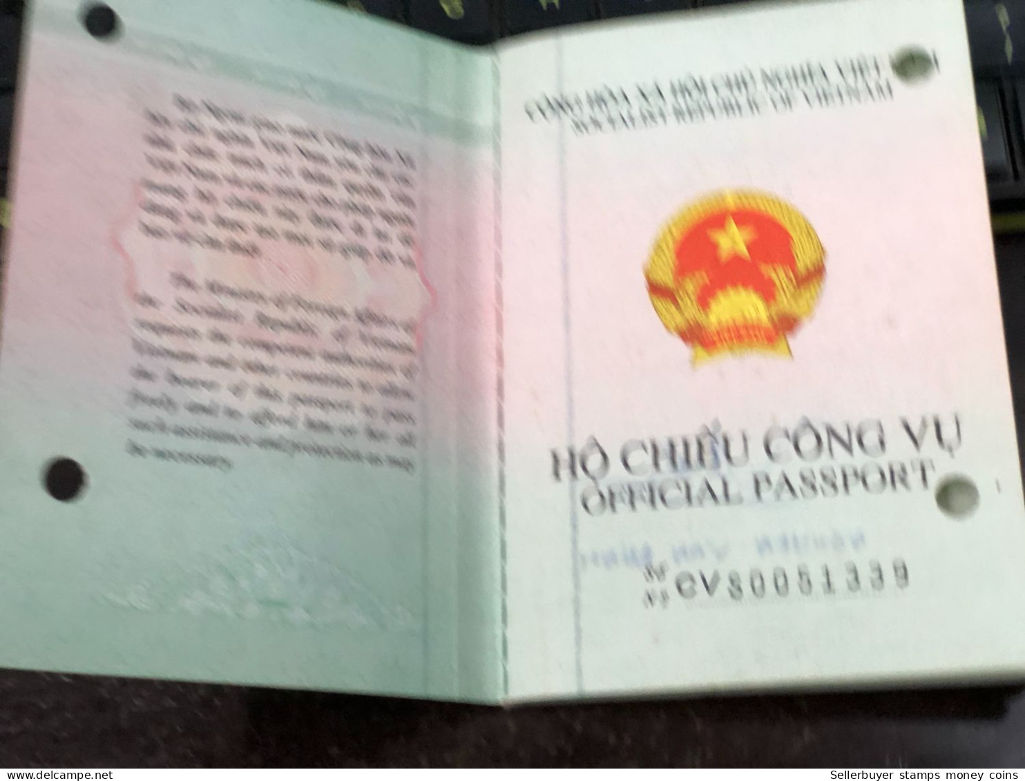 VIET NAMESE-OLD-ID PASSPORT VIET NAM-PASSPORT Is Still Good-name-nguyen Van Minh-2004-1pcs Book - Verzamelingen