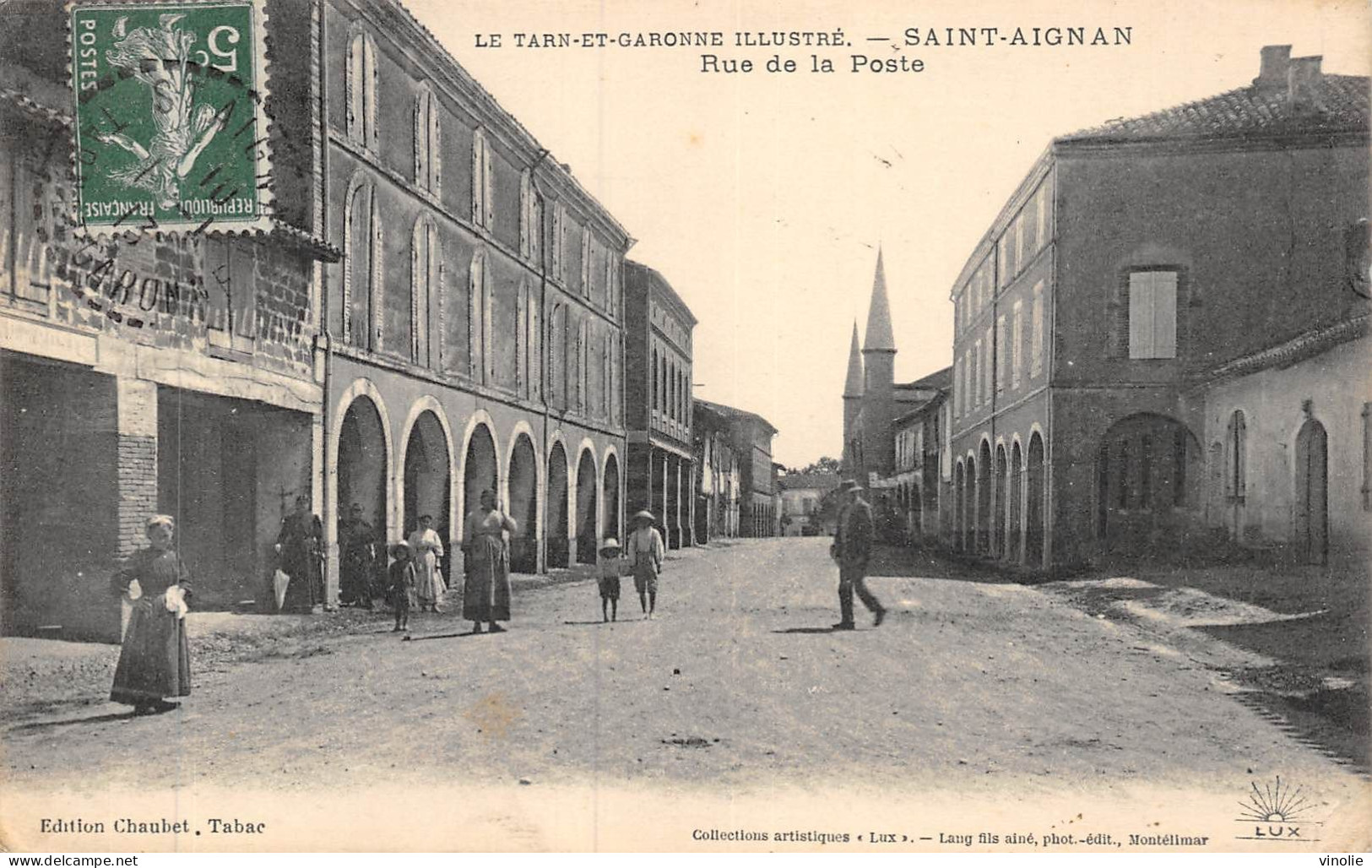 24-5549 : SAINT-AIGNAN. RUE DE LA POSTE - Autres & Non Classés