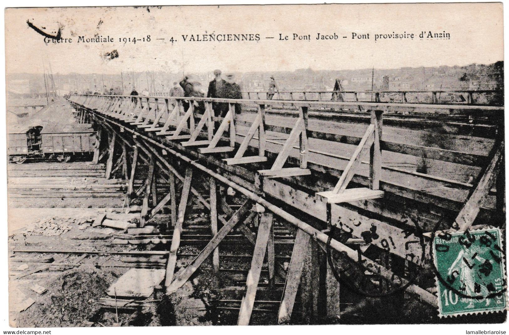 59, Valenciennes, Le Pont Jacob, Pont Provisoire D'Anzin - Valenciennes
