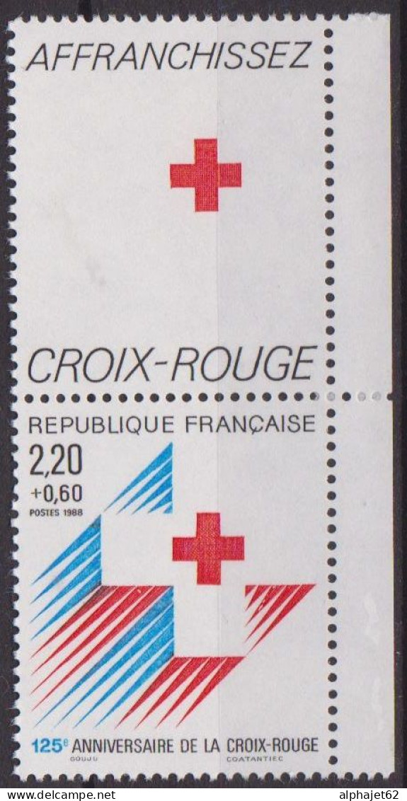 Emblème - FRANCE - Croix Rouge - N° 2555 A ** - Carnet - 1988 - Nuovi