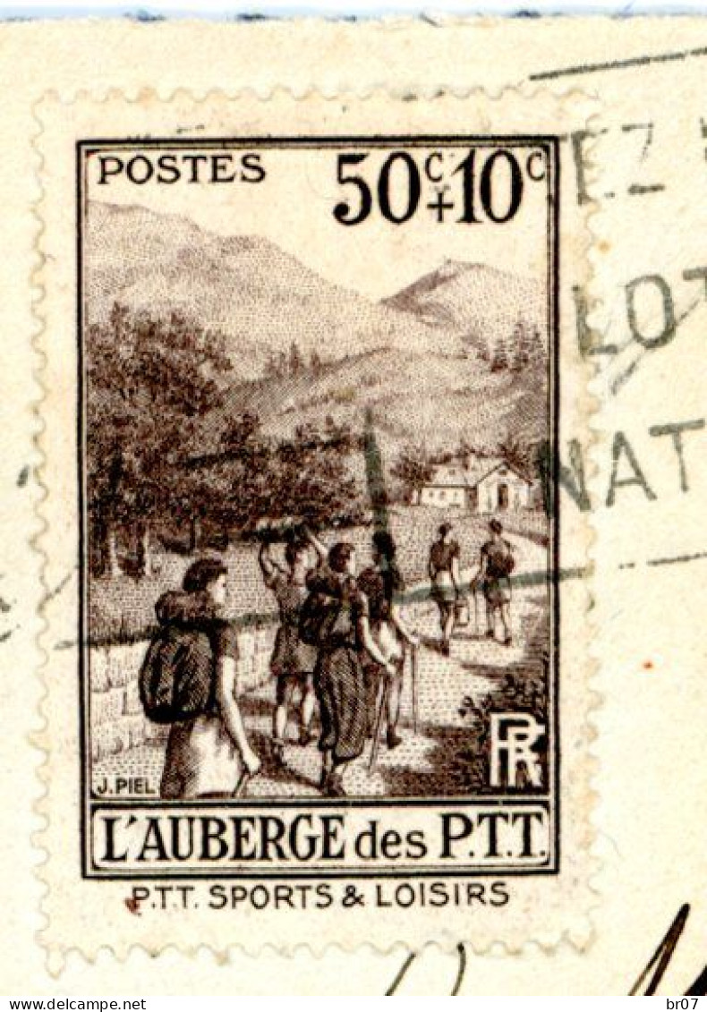 SURTAXE N°345 ET 347 SUR LETTRE 1937 LYON GARE RHONE - 1921-1960: Modern Period