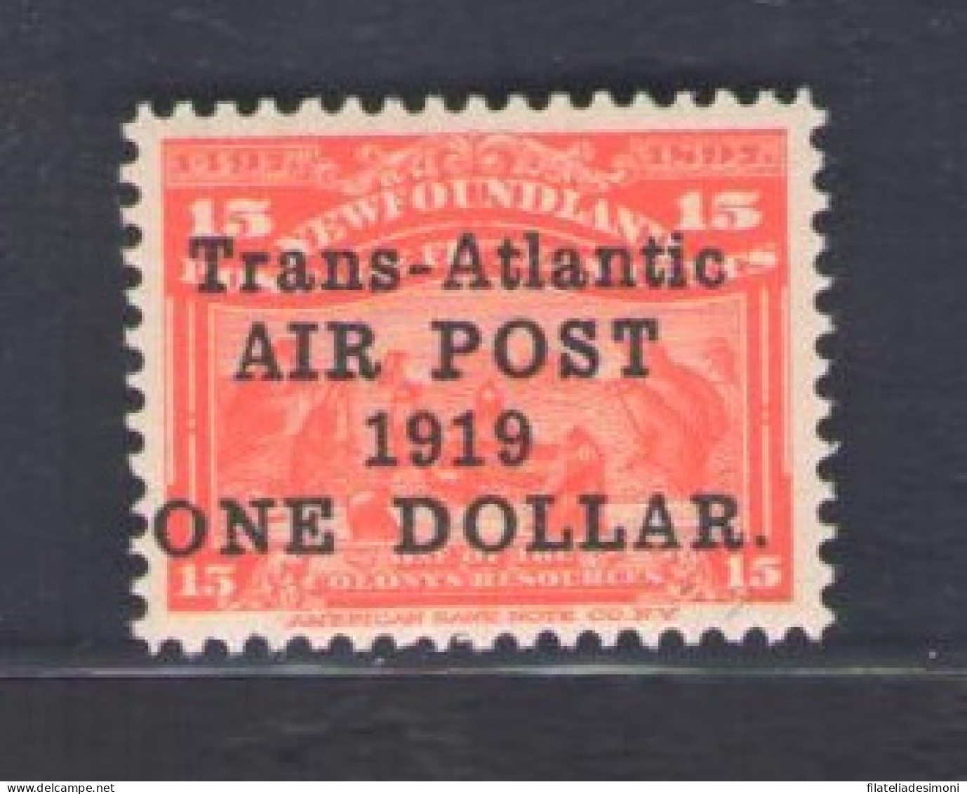 1919 Newfoundland, Stanley Gibbons N. 143b, MLH* - Sonstige & Ohne Zuordnung