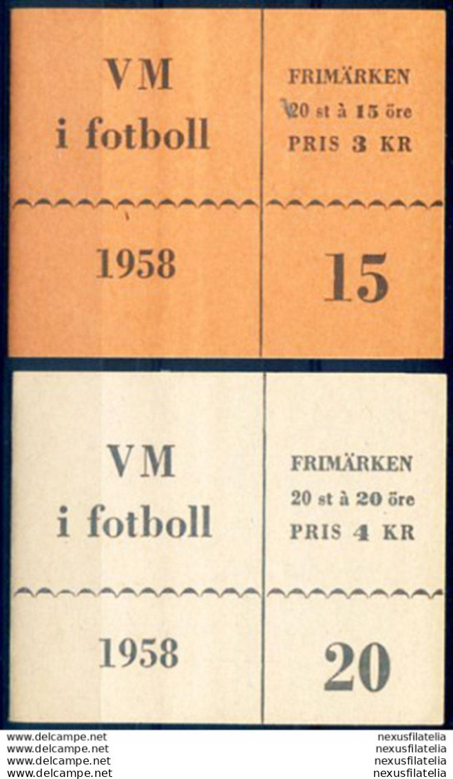 Sport. Calcio 1958. 2 Libretti. - Sonstige & Ohne Zuordnung