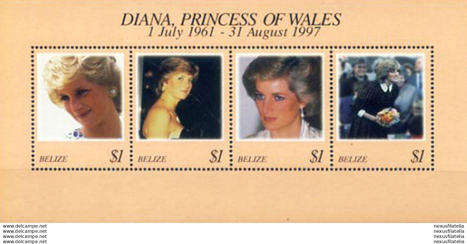 Principessa Diana 1998. - Belize (1973-...)