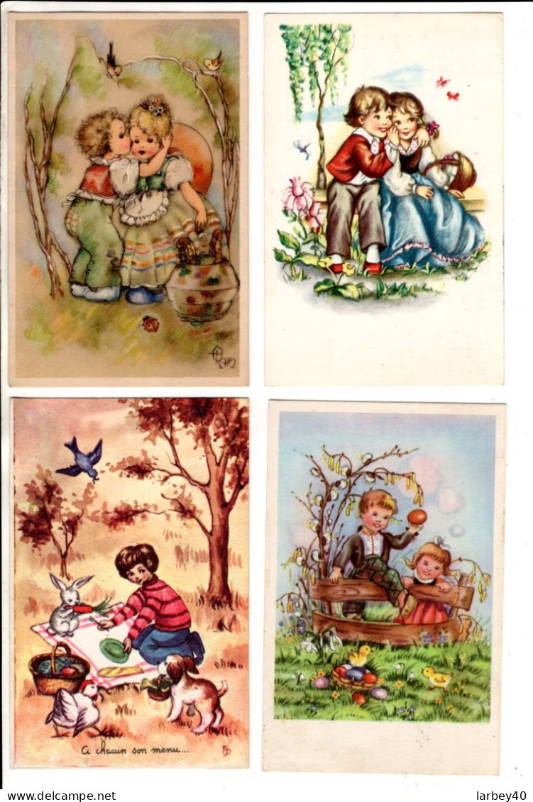 8 Cpa Fantaisie Illustrateur Enfants- Cartes Postales Ancienne - Cartes Postales Ancienne - 1900-1949