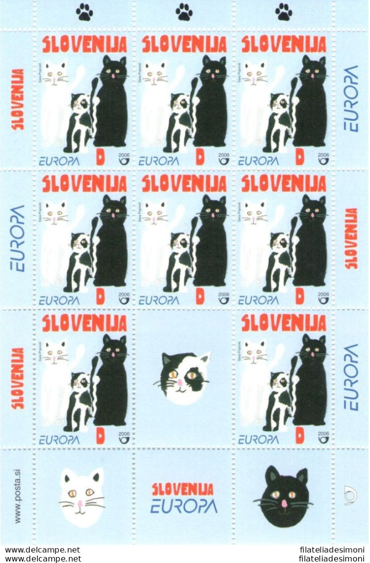 2006 EUROPA CEPT Slovenia Minifoglio &quot;Integrazione Giovani&quot;  MNH** - Other & Unclassified