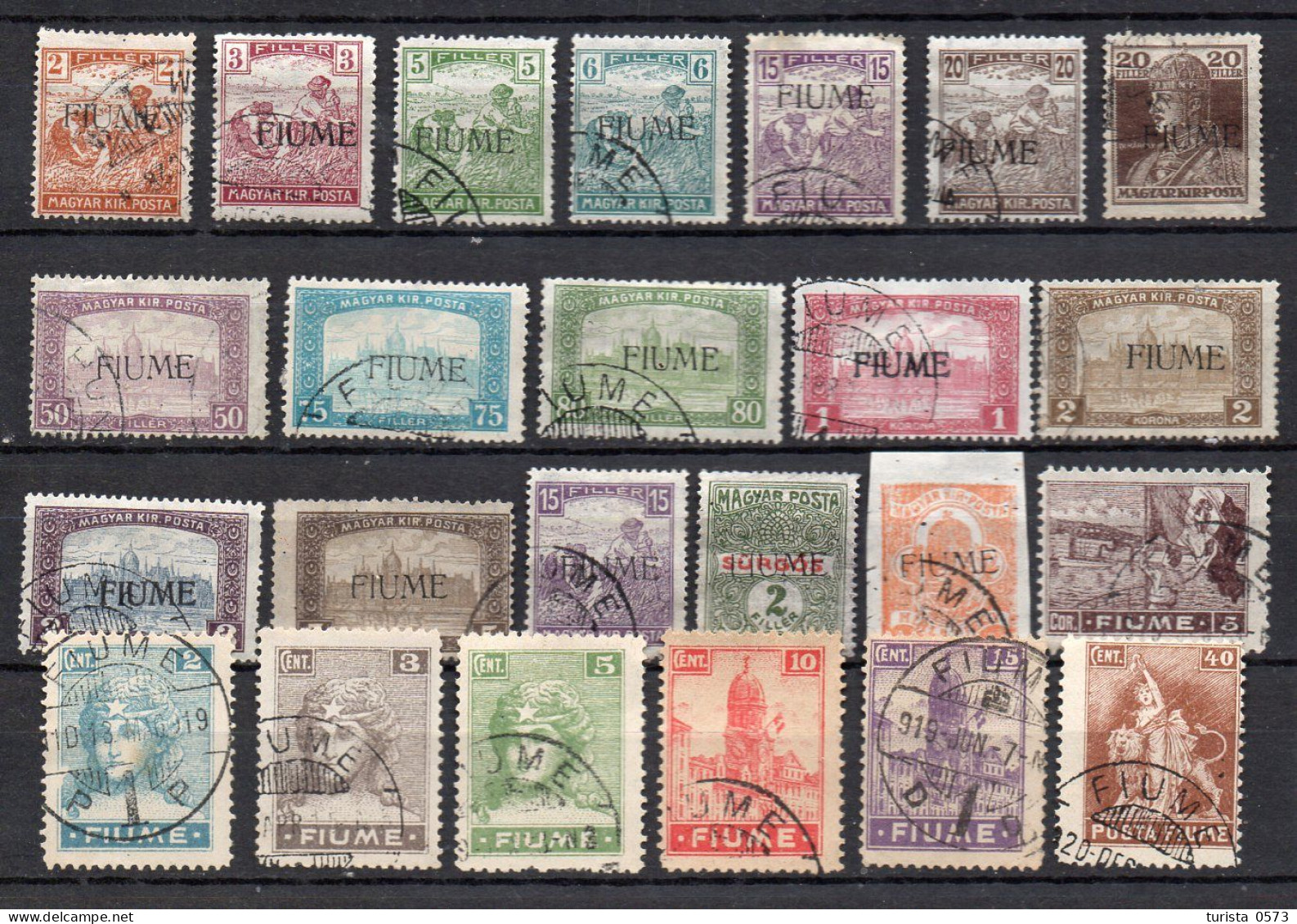 ITALIA Regno 1918 Città Di FIUME Occupazione Italiana - Lots & Kiloware (mixtures) - Max. 999 Stamps