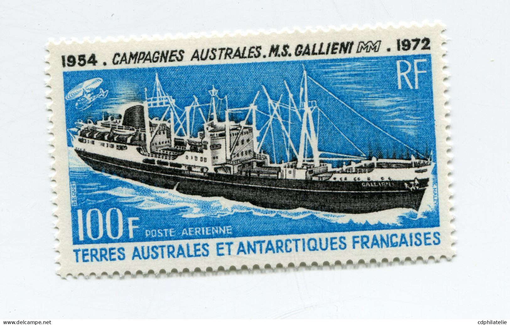 T. A. A. F.  PA 29 ** BATEAU GALLIENI - Unused Stamps