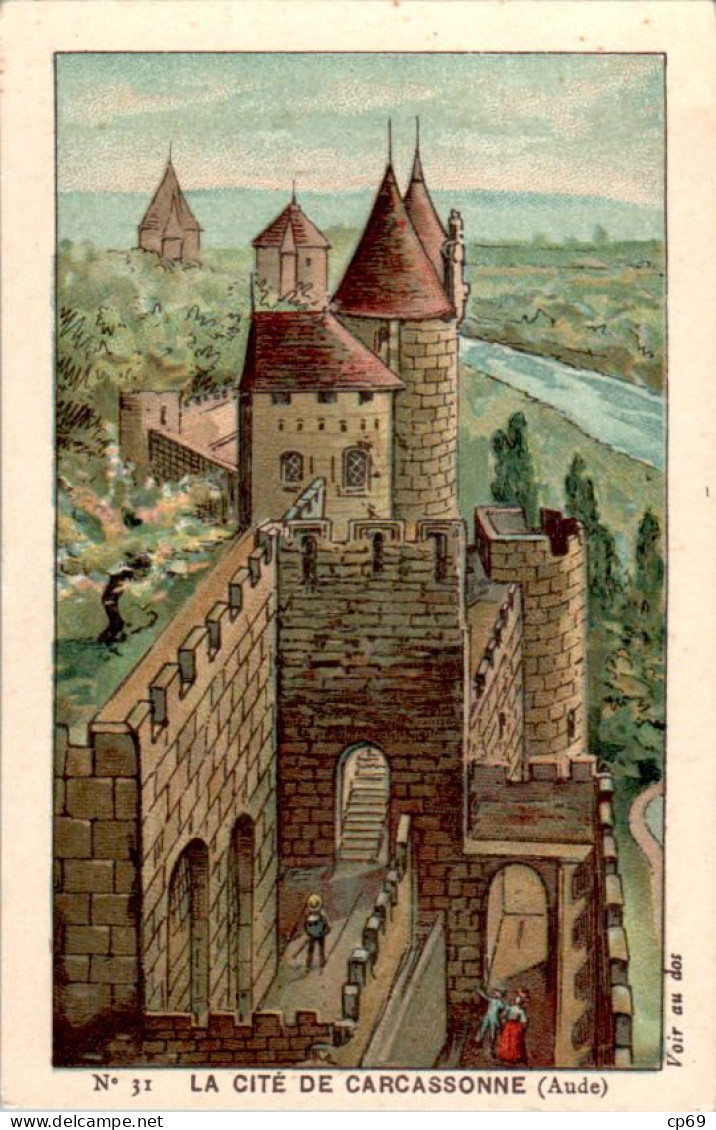 Image N°31 La Cité De Carcassonne Département De L'Aude (11) Texte Au Dos En TB.Etat - Sonstige & Ohne Zuordnung