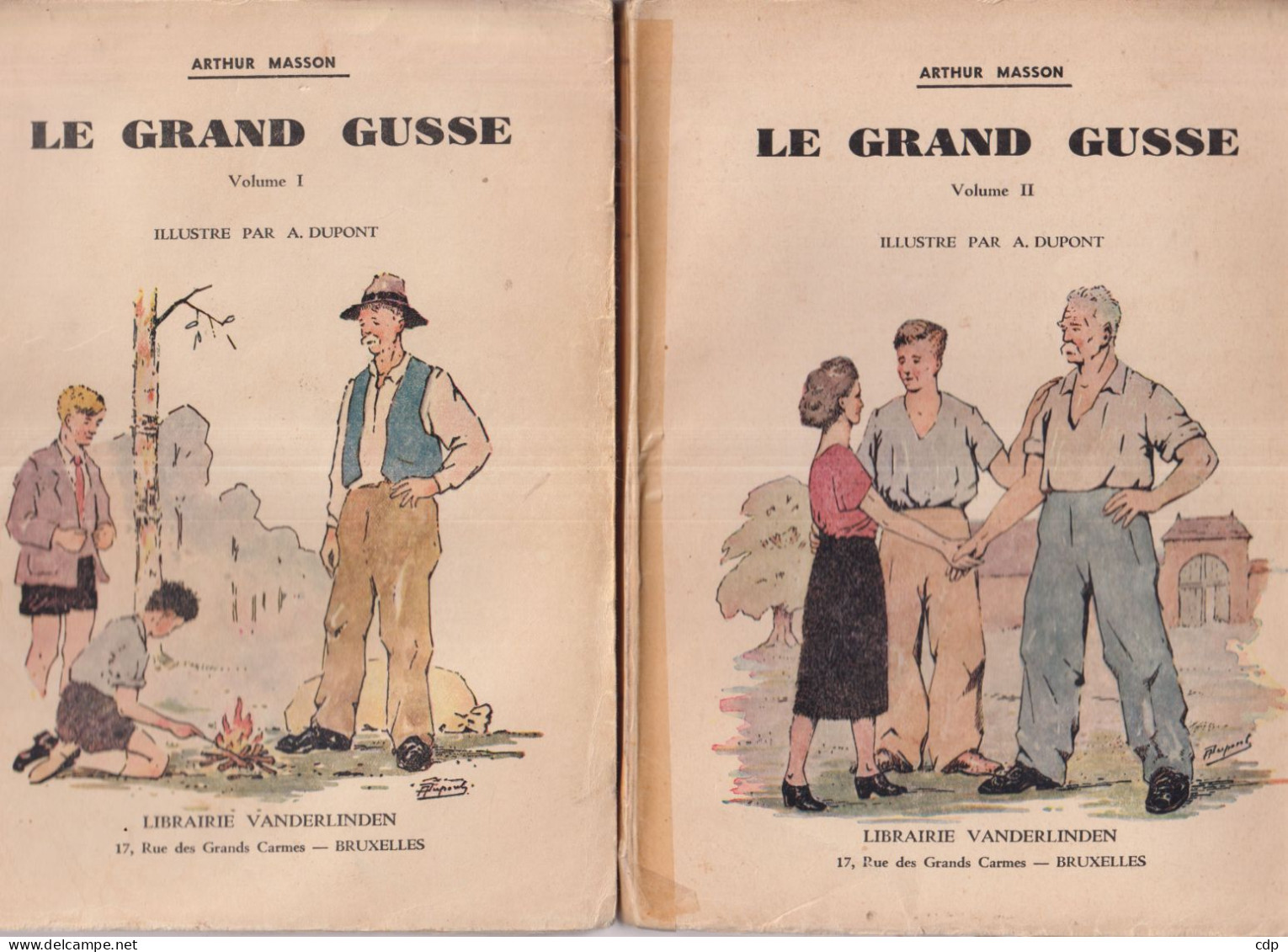 LE GRAND GUSSE (2 Volumes) Arthur Masson - Belgio