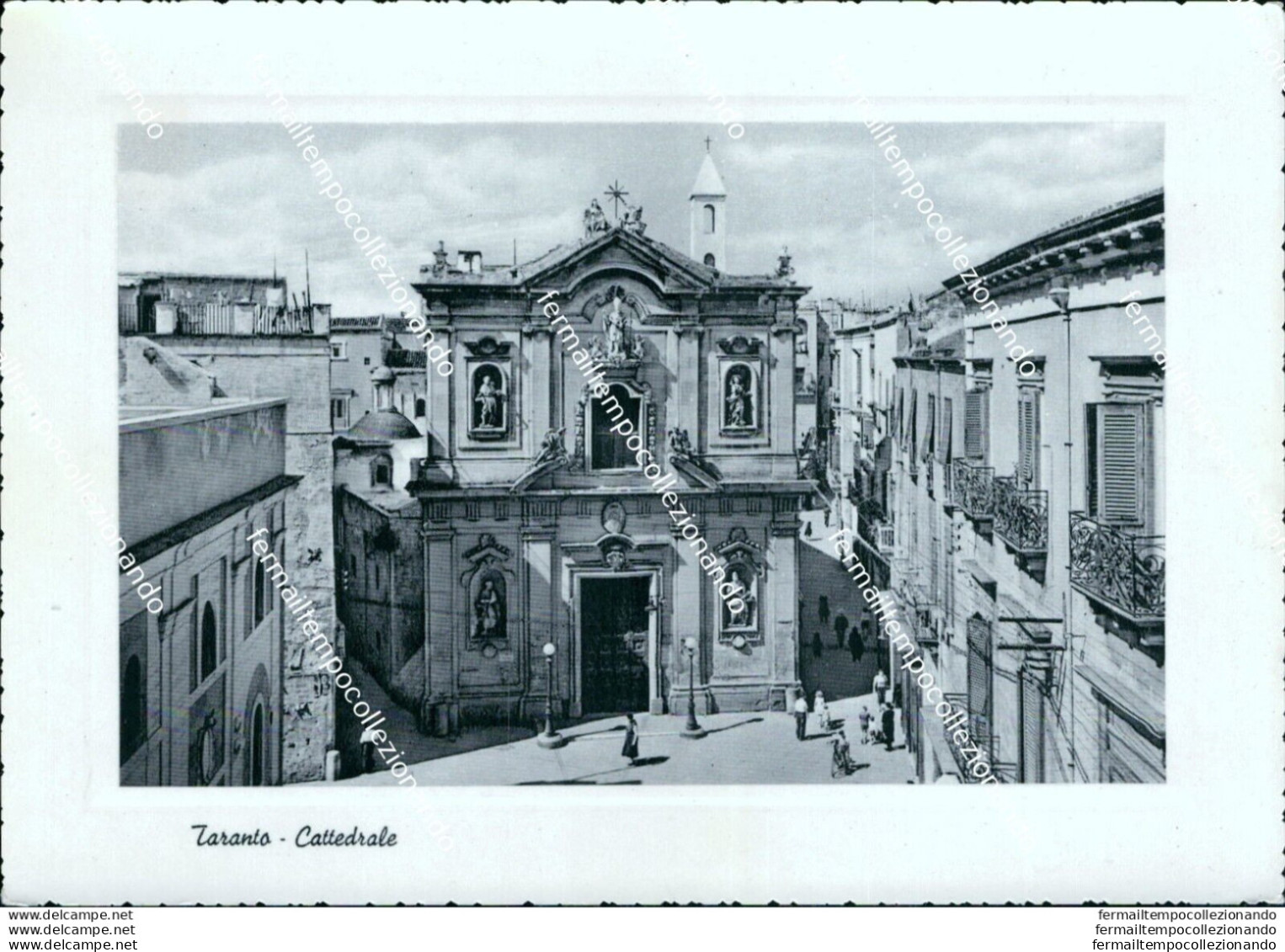 U693 Cartolina Taranto Citta' Cattedrale - Taranto