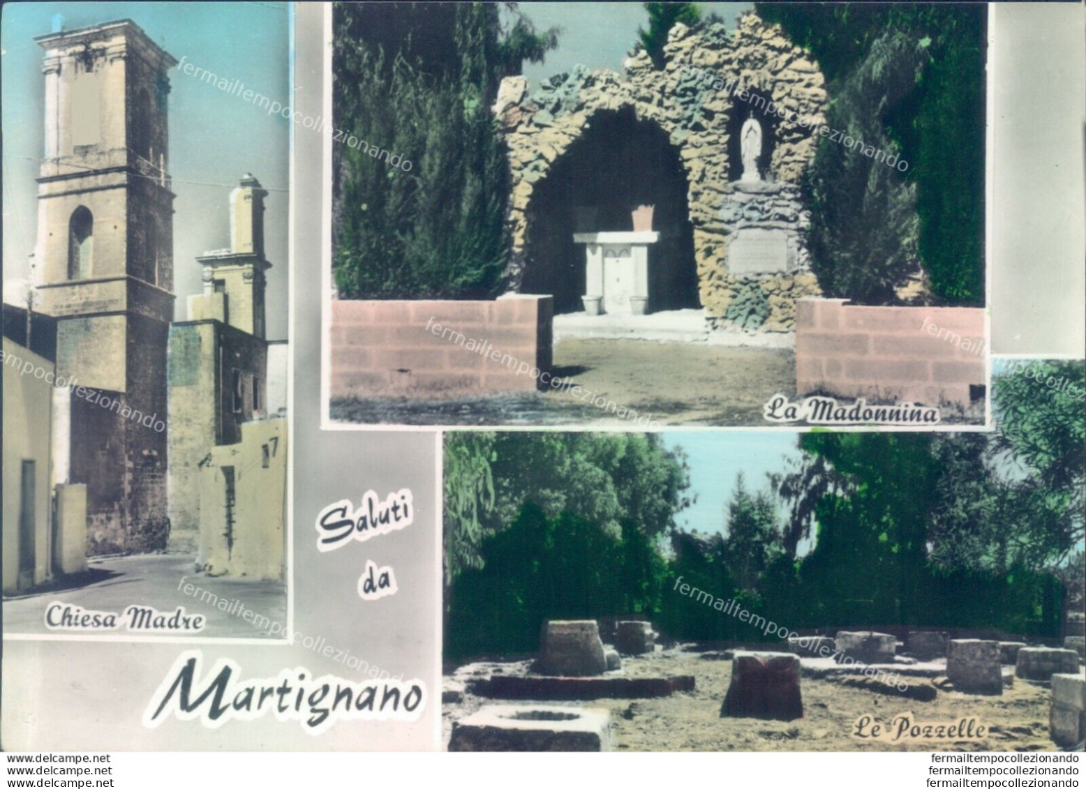 P651 Cartolina Saluti Da Martignano Provincia Di Lecce - Lecce