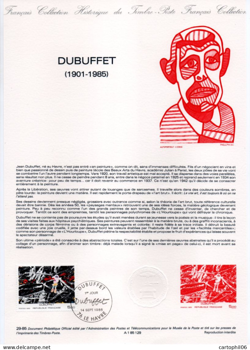 - Document Premier Jour DUBUFFET (1901-1985) - LE HAVRE - - Other & Unclassified