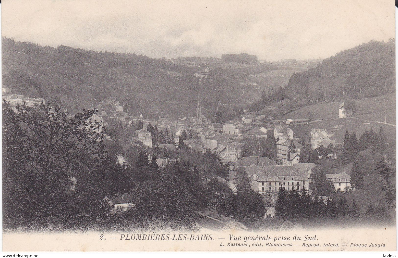 88 PLOMBIERES-les-BAINS - Vue Générale Prise Du Sud - Plombieres Les Bains