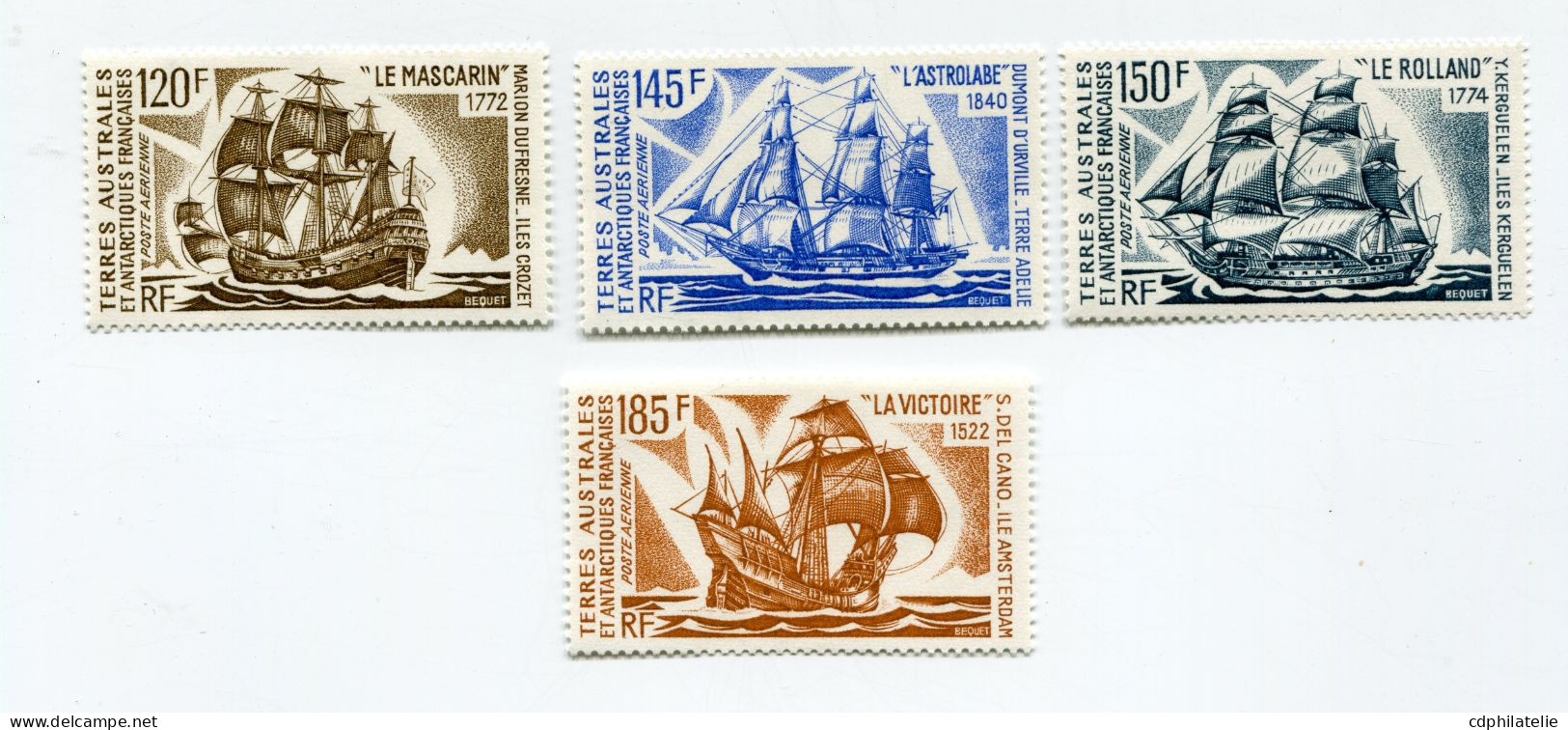 T. A.A. F. PA 30 / 33 ** BATEAUX D'EXPEDITIONS ANTARCTIQUES - Unused Stamps