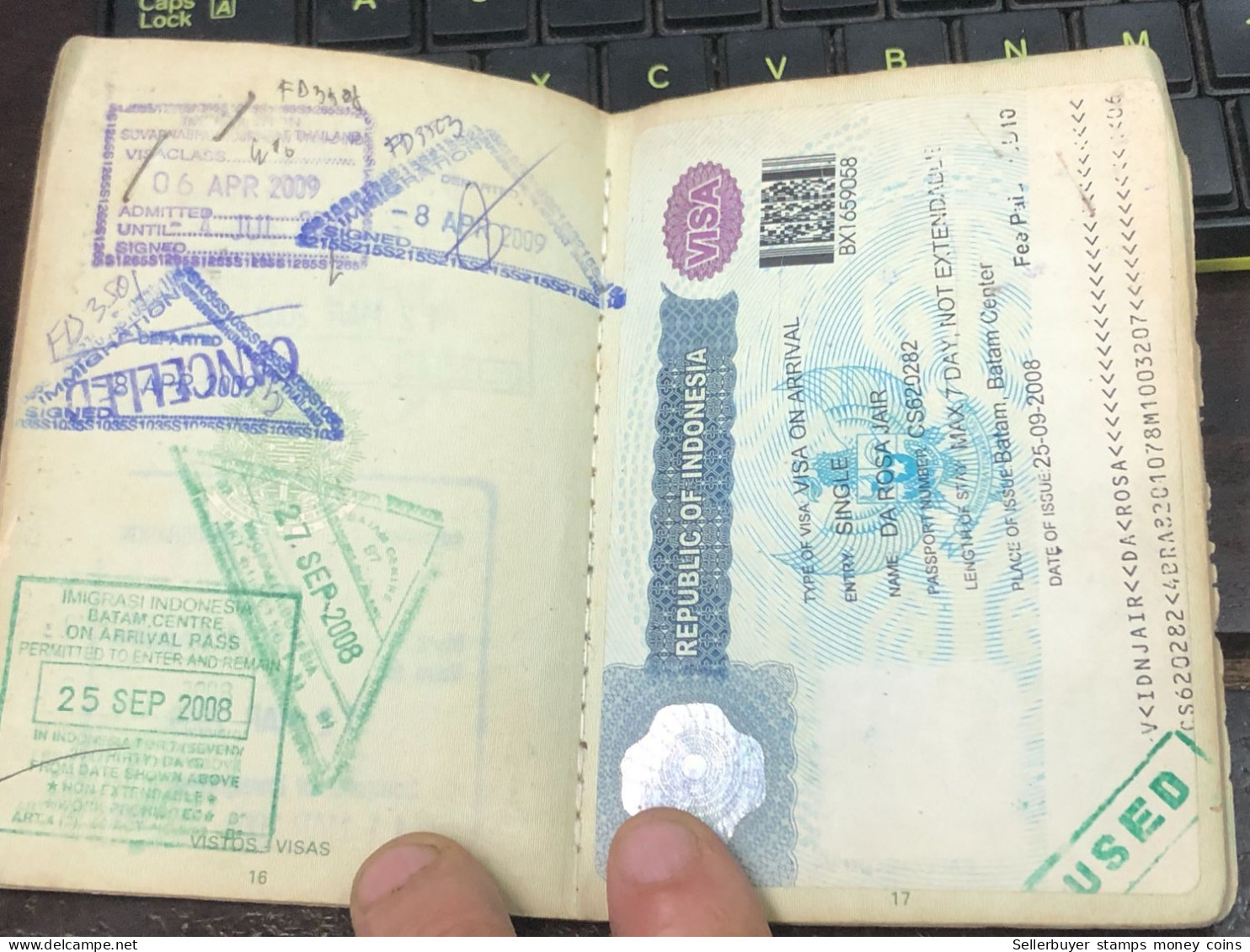 BRASIL-OLD-ID PASSPORT -PASSPORT Is Still Good-name-jair Da Rosa-2010-1pcs Book - Collections