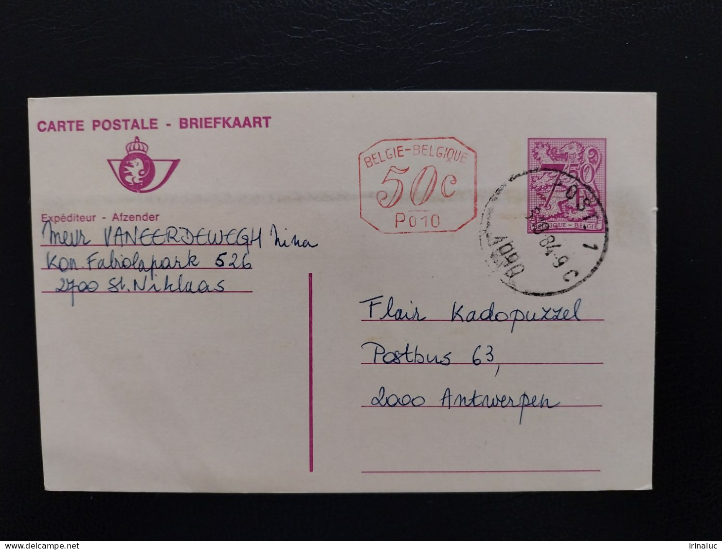 Briefkaart 191-I P010M - Cartes Postales 1951-..