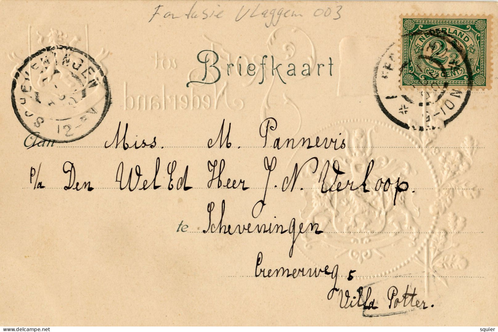 Louis Weijl, Overijsel ,Groet Uit, Poststempel 1900 - Otros & Sin Clasificación