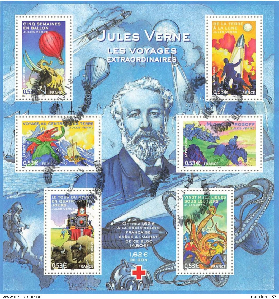 FRANCE 2005 BLOC JULES VERNE OBLITERE - BF 85 - - Gebraucht