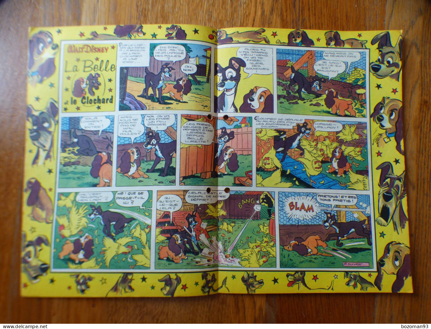 JOURNAL MICKEY BELGE  N° 287 Du 05/04/1956 COVER DONALD + BELLE ET LE CLOCHARD - Journal De Mickey