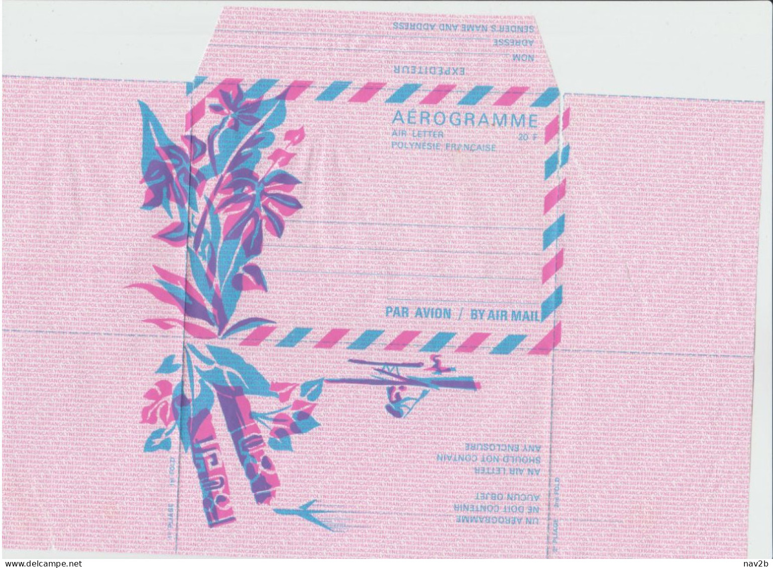 Aérogramme  1972 (N° 1 ) . Neuf . Déchirure Sur Le Montant Droit . - Postal Stationery