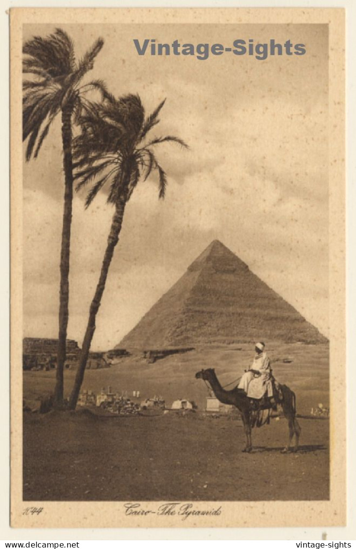 Lehnert & Landrock N°1044: Cairo - The Pyramids / Camel (Vintage PC 1910s/1920s) - Andere & Zonder Classificatie