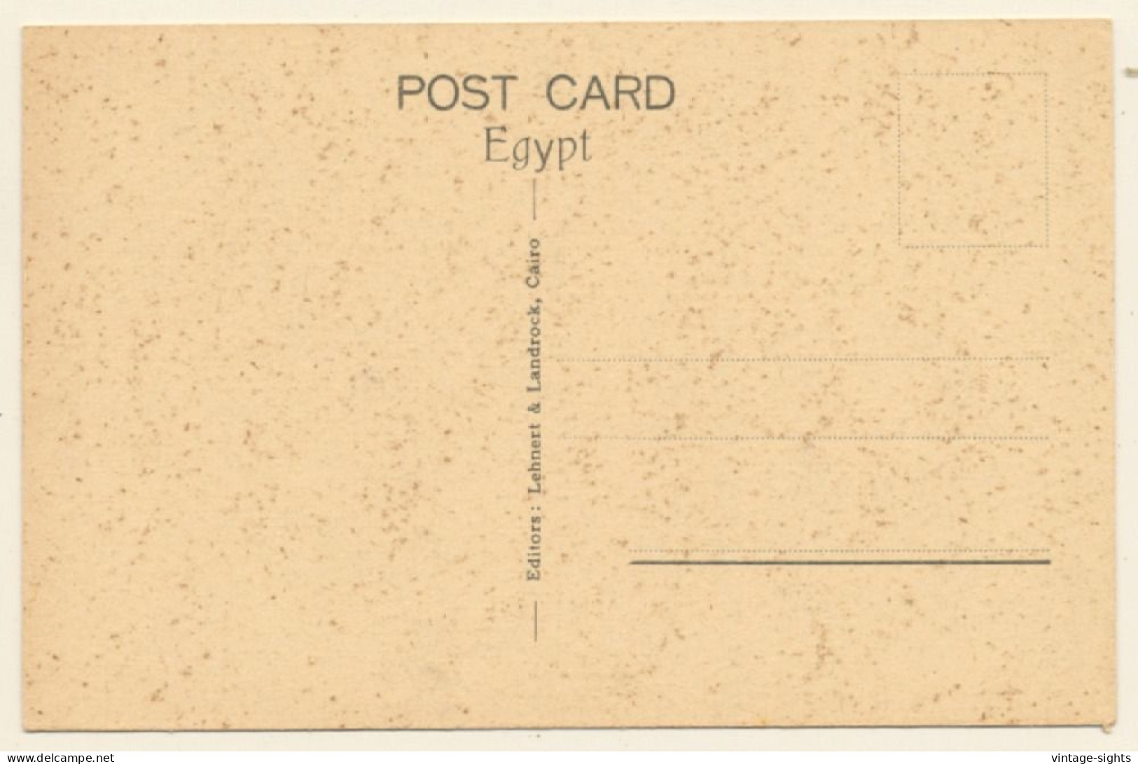 Lehnert & Landrock N°1044: Cairo - The Pyramids / Camel (Vintage PC 1910s/1920s) - Otros & Sin Clasificación