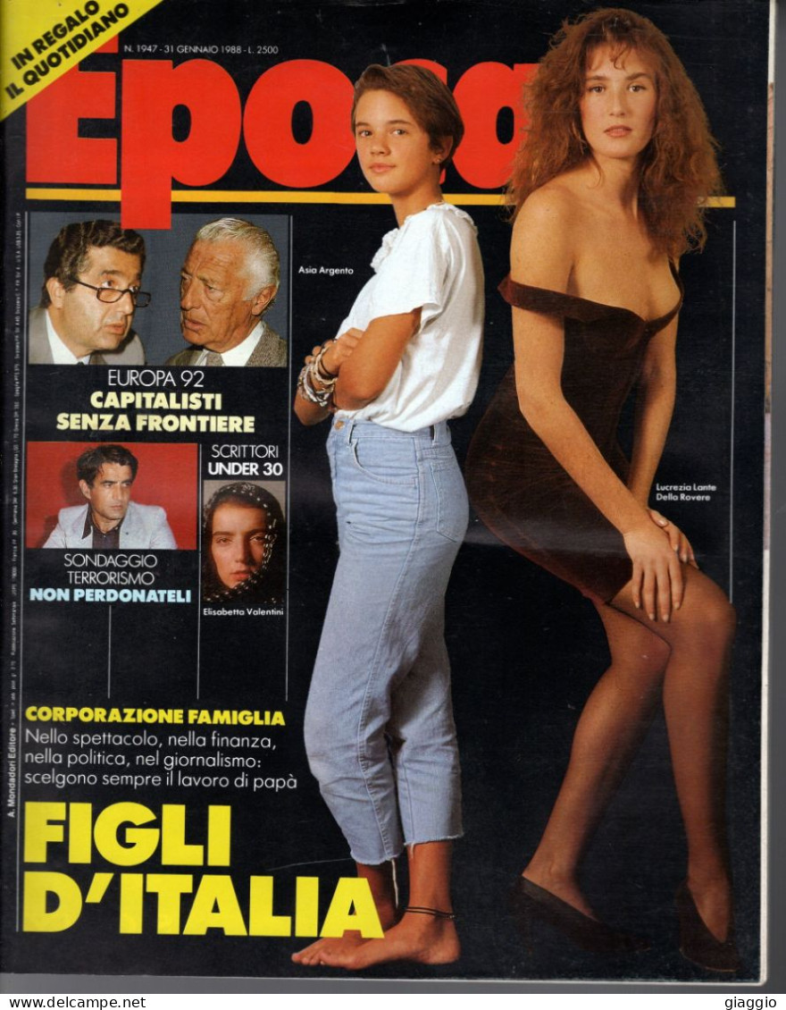 °°° RIVISTA EPOCA N° 1947 DEL 31 GENNAIO 1988 °°° - Otros & Sin Clasificación